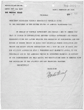 Ho Chi Minh's Telegram to President Truman