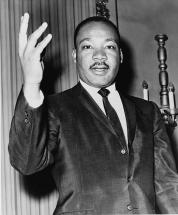 Dr. King Works with President Johnson on Voting Rights