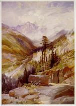 Mountain of the Holy Cross - by Thomas Moran
