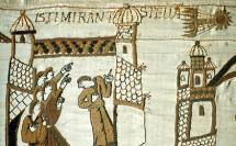 Bayeux Tapestry - Isti Mirant Stella, Close Up
