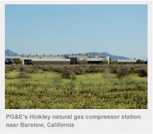 PG&E Compressor Station at Hinkley, California