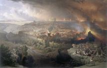 Siege of Jerusalem - A Lost Painting by David Roberts
