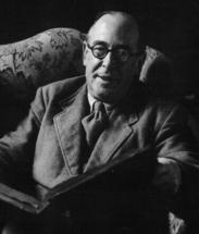 C.S. Lewis Relaxing at Home