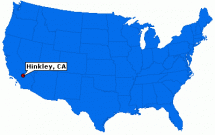 Map Depicting Hinkley, California