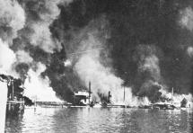 Japanese Attack on Cavite Naval Yard - Philippines