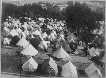 San Francisco Quake - Tents at Jefferson Square