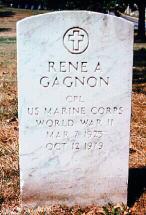 Rene Gagnon is Buried in Arlington