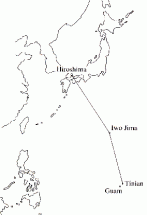 Map Depicting the Tinian Islands
