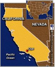 Ojai, Californina - Map Locator