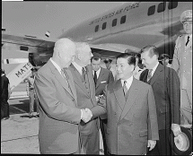 Ngo Dinh Diem with President Eisenhower