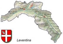 Leventina Valley - Its Location