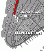 Map Depicting the World Trade Center