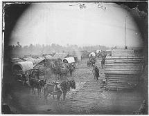 Civil War Soldiers Winter Quarters