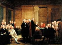 Continental Congress Voting Independence