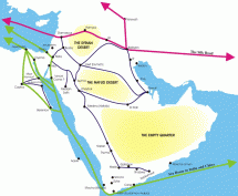 Mecca and Its Intersecting Trade Routes