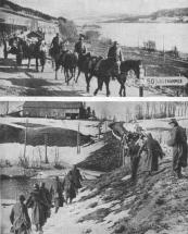 German Soldiers March to Lillehammer