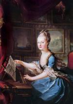 Marie Antoinette at the Clavichord