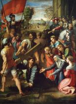 Trial of Jesus - Christ Falls on the Way to Calvary