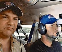 Cory Lidle at the Controls of His Plane