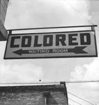 Sign for Colored Waiting Room