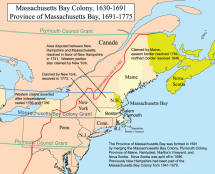 Map - Massachusetts Bay Colony