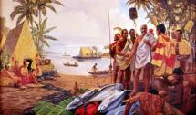 Kamehameha Gathering by Herb Kane