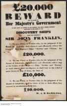 Reward Poster for Sir John Franklin