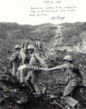 Carrying the Flag Up Mount Suribachi