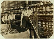 Sweeper and Doffer Boys in South Carolina Cotton Mill
