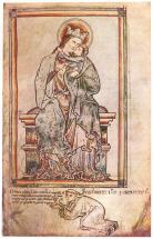 Virgin and Child - Thirteenth-Century Illumination