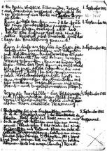 Dr. Johann Paul Kremer Diary Page