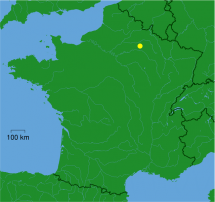 Rheims - Location in France