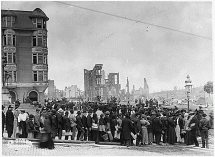 Bread Lines for the 1906 Earthquake Victims