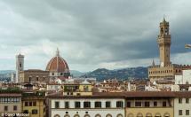 Florence - Aerial View of the City in Tuscany