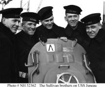 Brothers Aboard Ship - The Five Sullivan Brothers