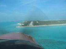 Landing at the Norman Cay's Runway