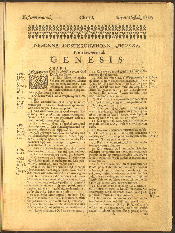 Algonquin Bible Genesis