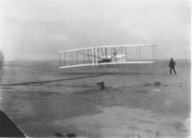 View of the Wright's First Powered Flight