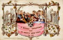 England's First Commercial Christmas Card