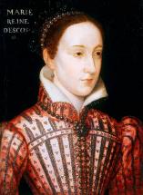Mary Queen of Scots Wearing Black Pearls