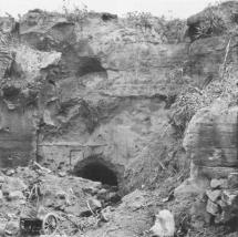 Damaged Cave in Iwo Jima