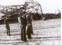 Herb Morrison - At the Hindenburg Crash Site