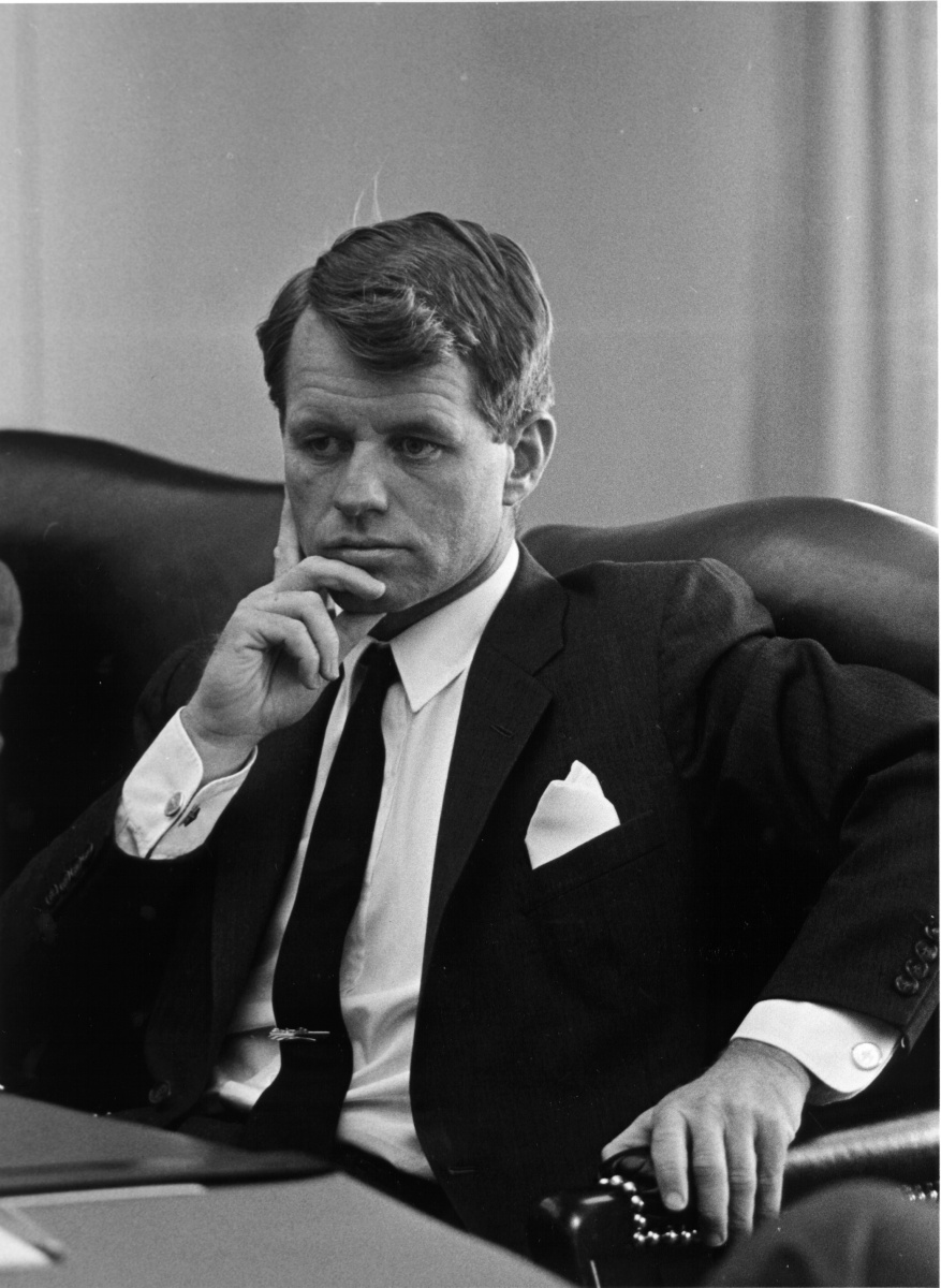 Bobby Kennedy in his Office