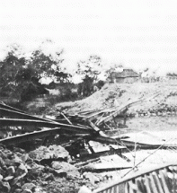 Bataan Defenders - Steel Bridge Destroyed