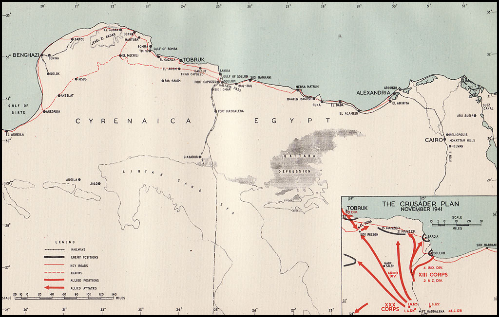 Cyrene in Africa - Map Locator