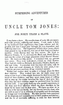 Surprising Adventures of Uncle Tom Jones