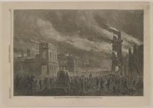 Columbia, South Carolina Burns during Civil War