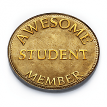 Awesome Student Member Medal