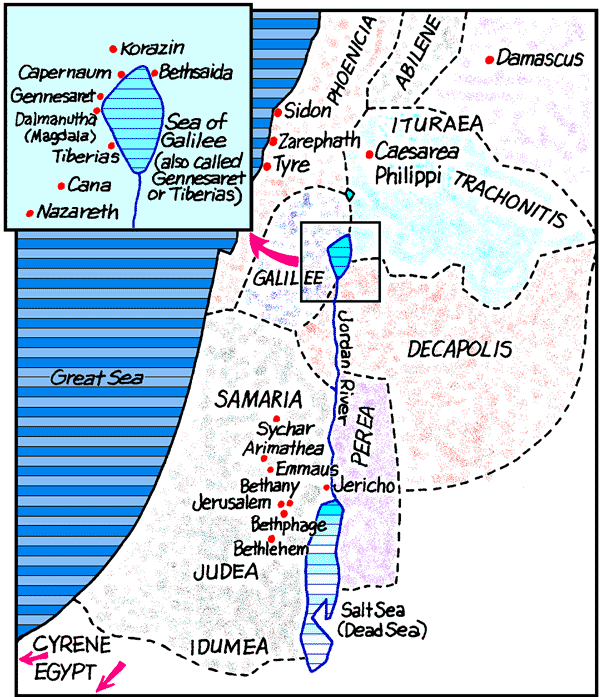 Emmaus - Map Locator