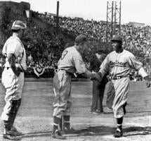Jackie Robinson - In Action with the Montreal Royals